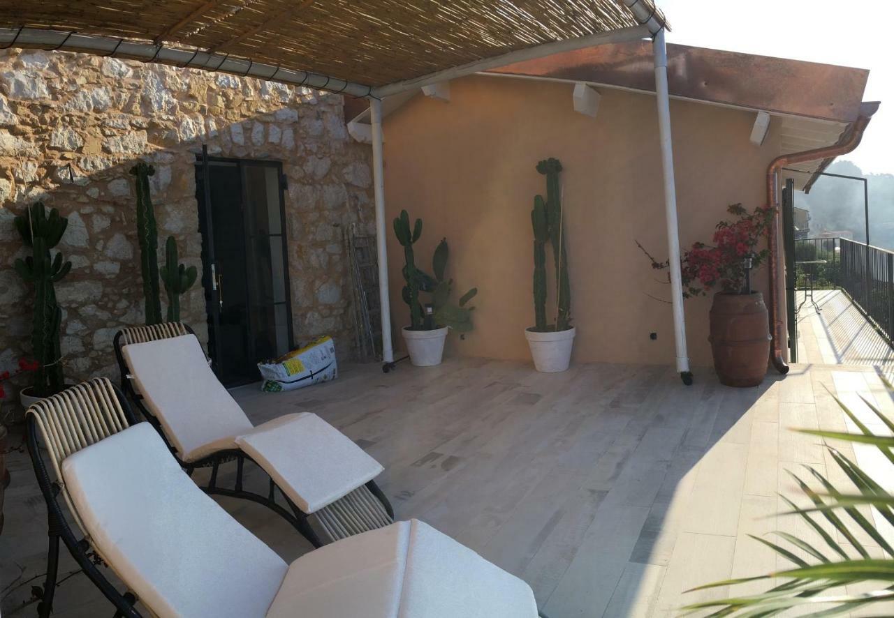 House In Grimaldi. Spectacular View Over The French Riviera! Grimaldi  Esterno foto